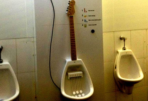 Electric Guitar Urinal