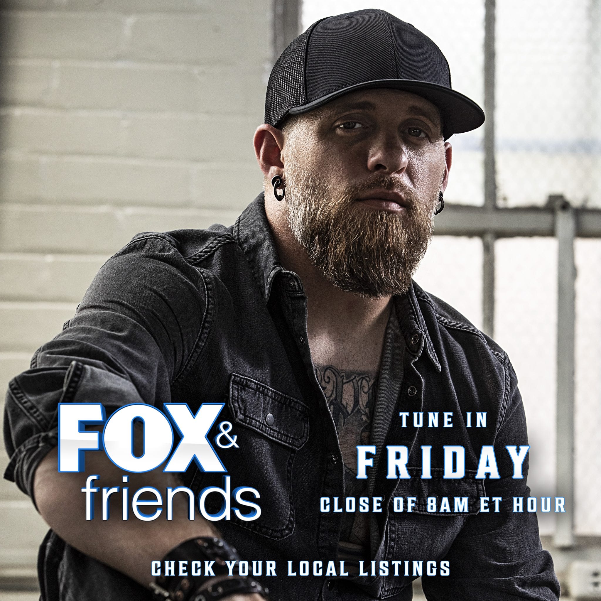 BRANTLEY GILBERT KICKS OFF “FOX & FRIENDS” SUMMER CONCERT SERIES